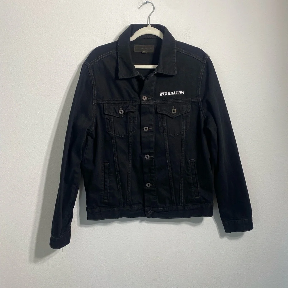 Wiz Khalifa Rapper Hip Hop Denim Trucker Jacket - Picture 3 of 6